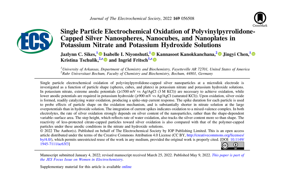 Single Particle Electrochemical Oxidation of Polyvinylpyrrolidone-Capped Silver Nanospheres, Nanocubes, and Nanoplates in Potassium Nitrate and Potassium Hydroxide Solutions